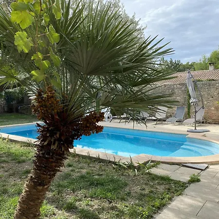 Mansion In With Private Pool, Cleaning Included Fournès